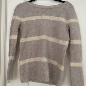 Banana Republic grey/purple & white sweater